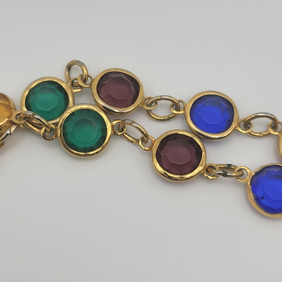 Crystals by Bellagio USA Multicolor Gemstone Necklace 34" - Picture 5 of 16